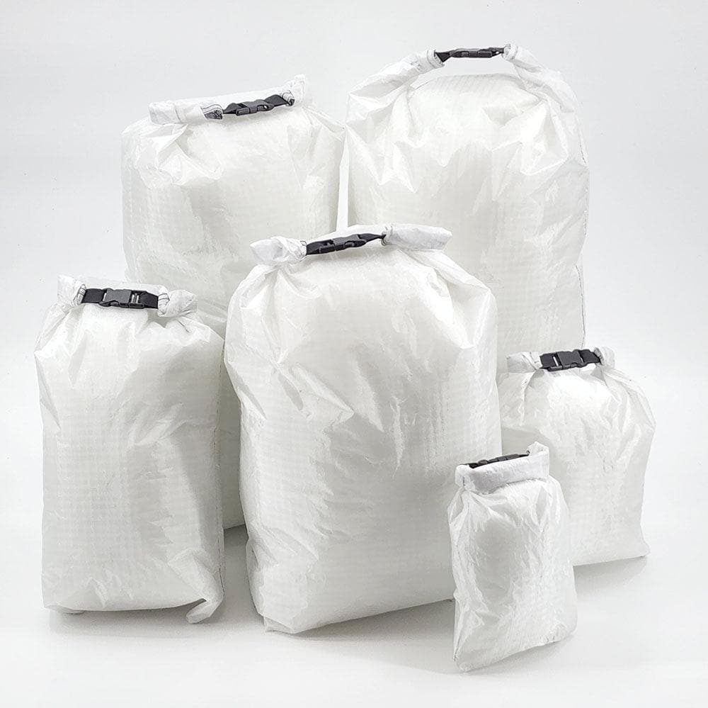 Dry Bags Roll Top Ultralight (Challenge D50T ultralight fabric) - Hilltop Packs LLC