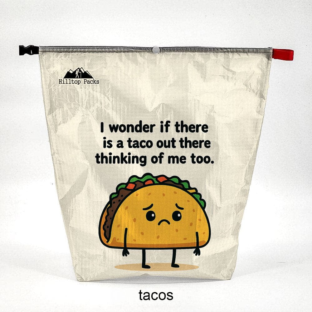 Food Bags - Original Fun Prints (D50T ultralight fabric) - Hilltop Packs LLC