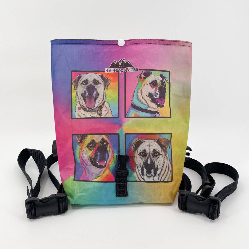 Roll Top Fanny Pack w/ Custom Printing (D50T Challenge Fabric) - Hilltop Packs LLC