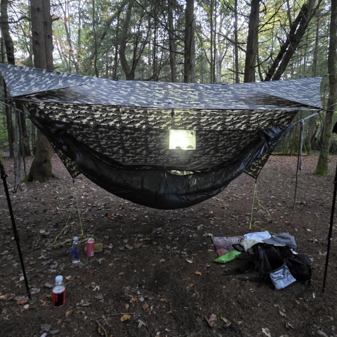 Ultralight Hammock Ridgeline Organizer (Gear Storage) - Hilltop Packs LLC