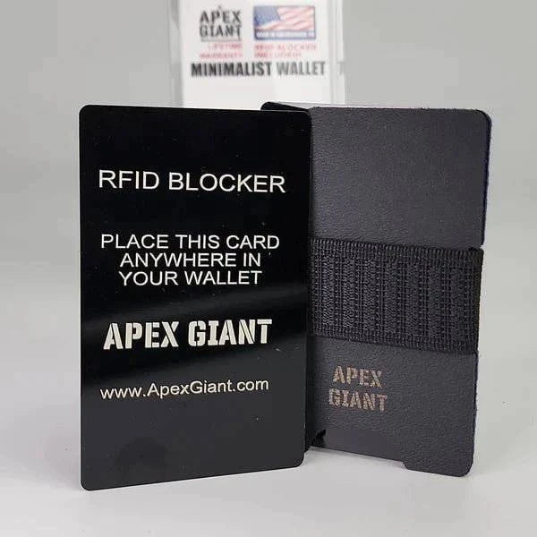 Wallet - Tactical Black - APEX GIANT - Hilltop Packs LLC