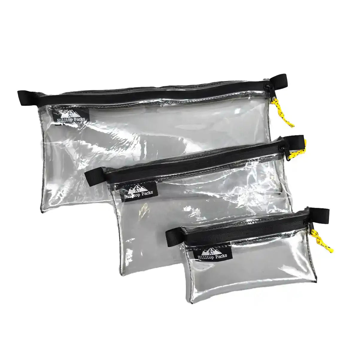 Clear Zipper Pouches - SmartPack Series - Hilltop Packs LLC