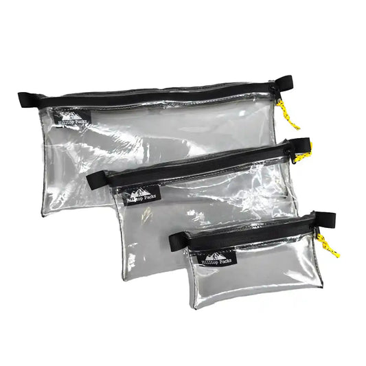 Clear Zipper Pouches - SmartPack Series - Hilltop Packs LLC