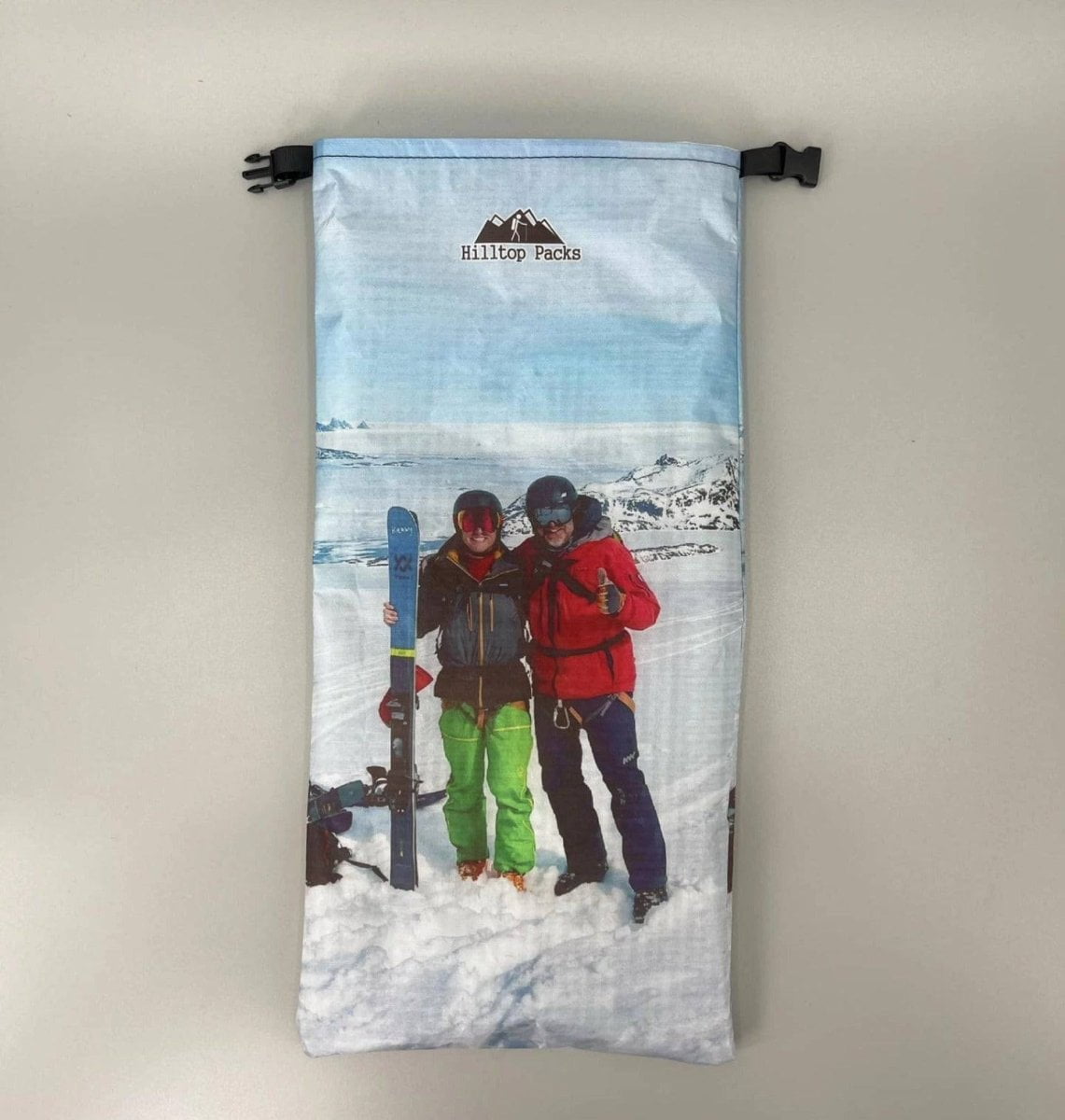Custom Printed Dry Bag (D50T Ultralight Roll Top) - Hilltop Packs LLC