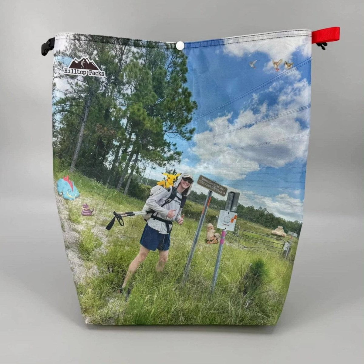 Custom Printed Food Bag (D50T Fabric Ultralight Bear Bag) - Hilltop Packs LLC