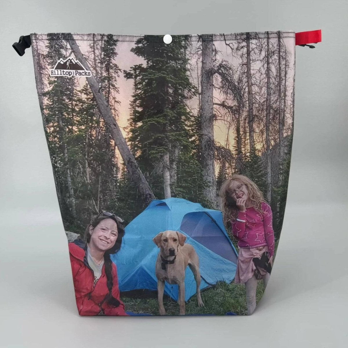 Custom Printed Food Bag (D50T Fabric Ultralight Bear Bag) - Hilltop Packs LLC