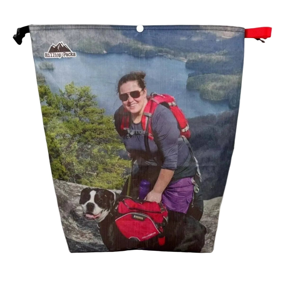 Custom Printed Food Bag (D50T Fabric Ultralight Bear Bag) - Hilltop Packs LLC