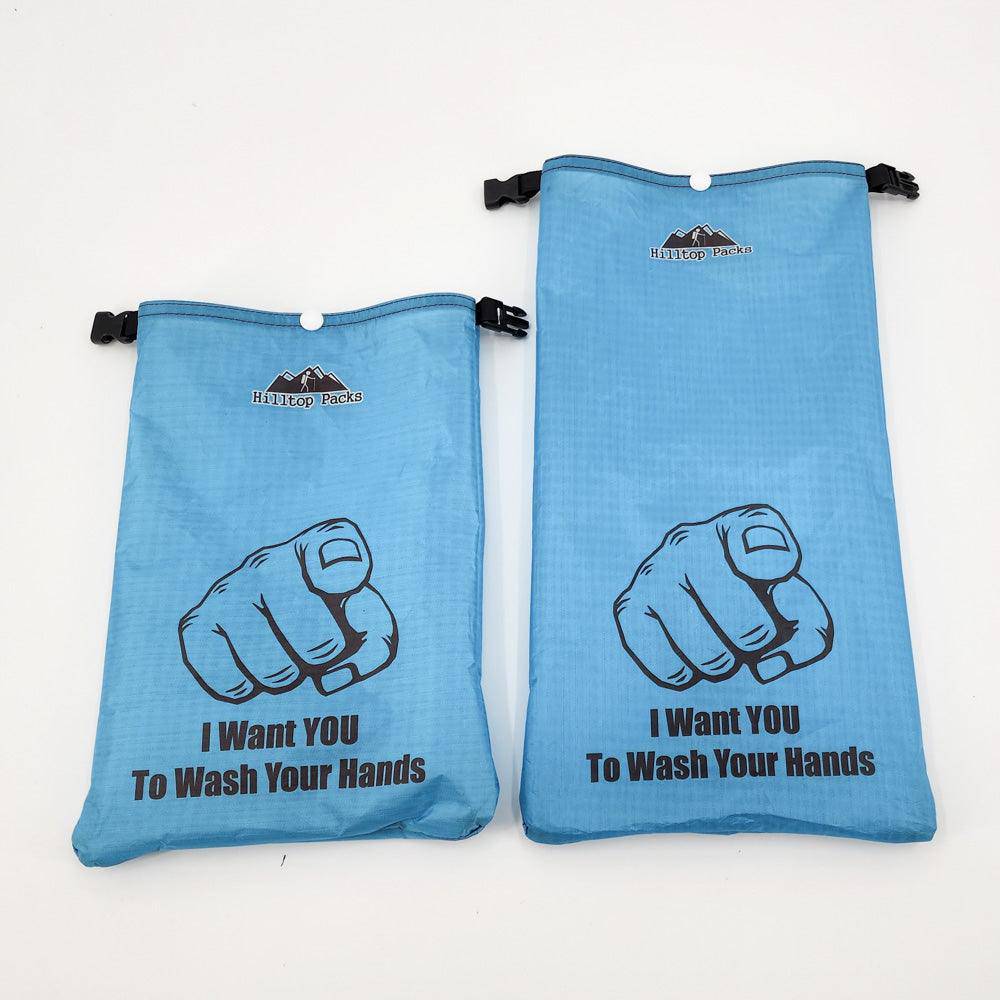Ditty Bags - Printed Dry Bags (Challenge D50T ultralight fabric) - Hilltop Packs LLC
