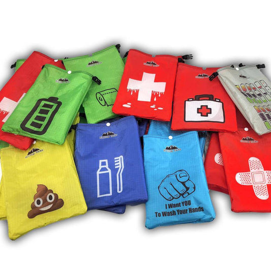 Ditty Bags - Printed Dry Bags (Challenge D50T fabric) - Hilltop Packs LLC