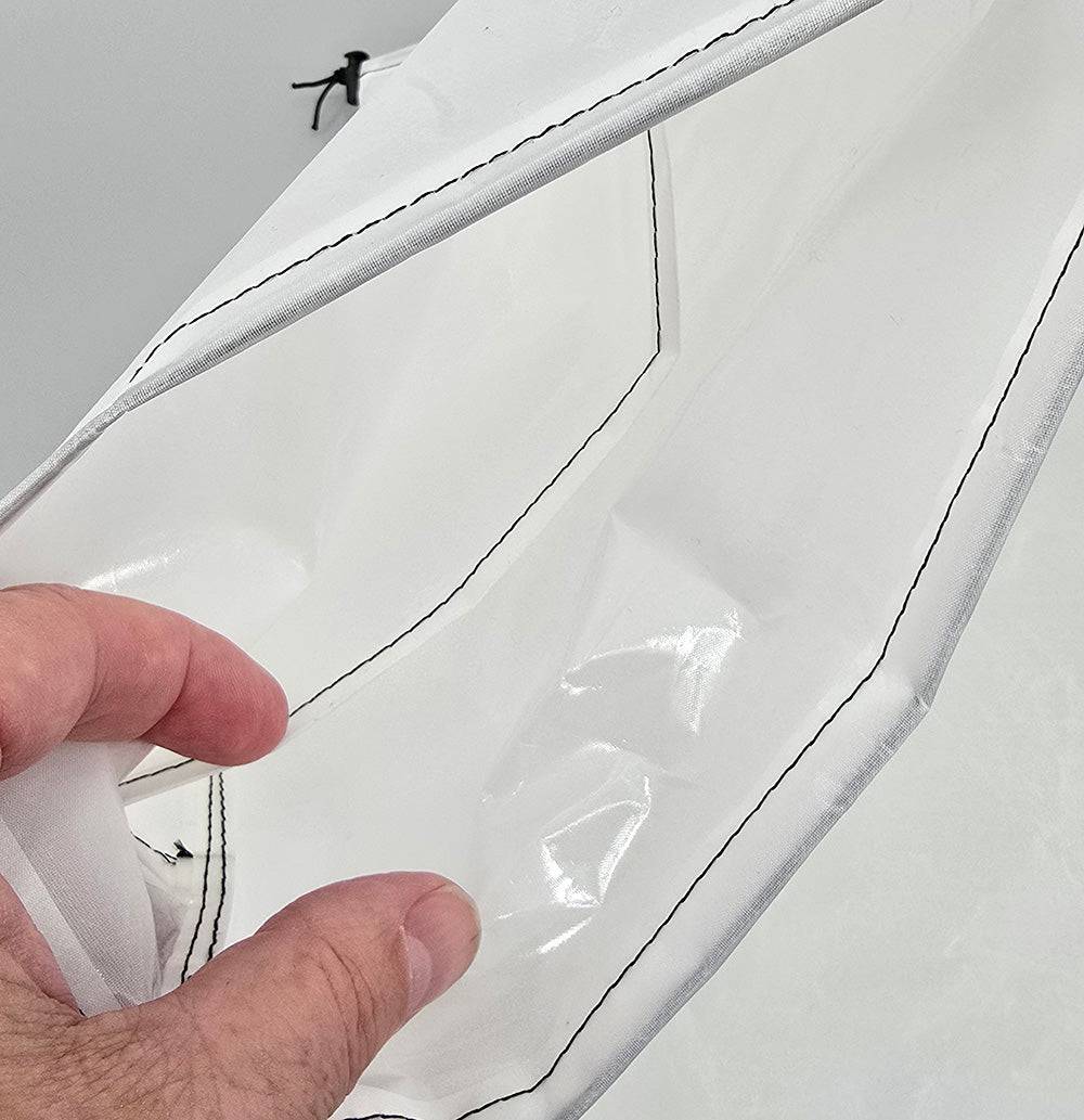 Dual Pocket Clothing Stuff Sack White - Hilltop Packs LLC