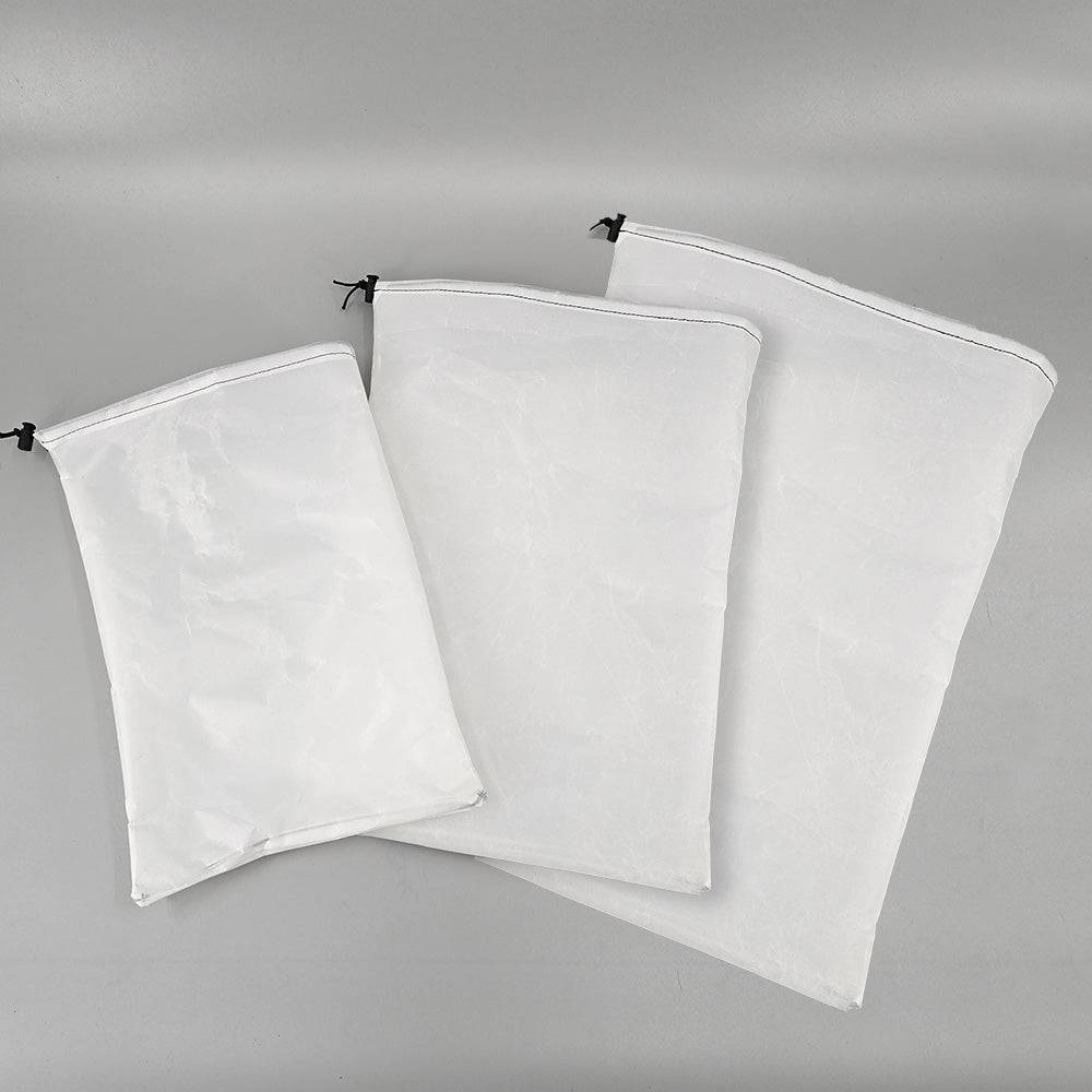 Dual Pocket Clothing Stuff Sack White - Hilltop Packs LLC