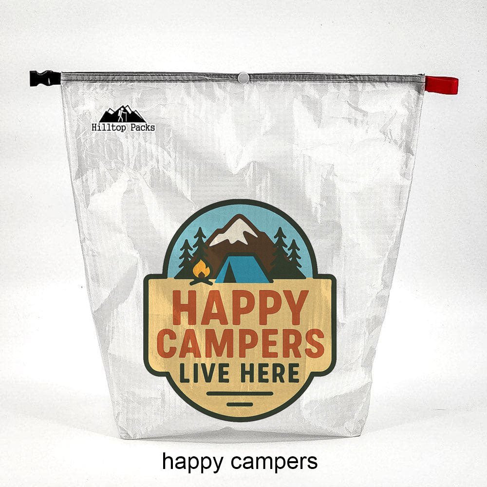 Food Bags Fun Prints Vol 1 (D50T ultralight fabric) - Hilltop Packs LLC