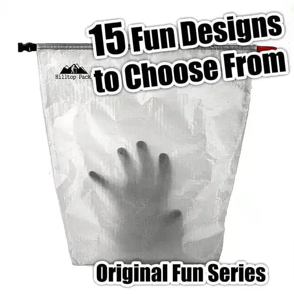 Food Bags - Original Fun Prints (D50T ultralight fabric) - Hilltop Packs LLC
