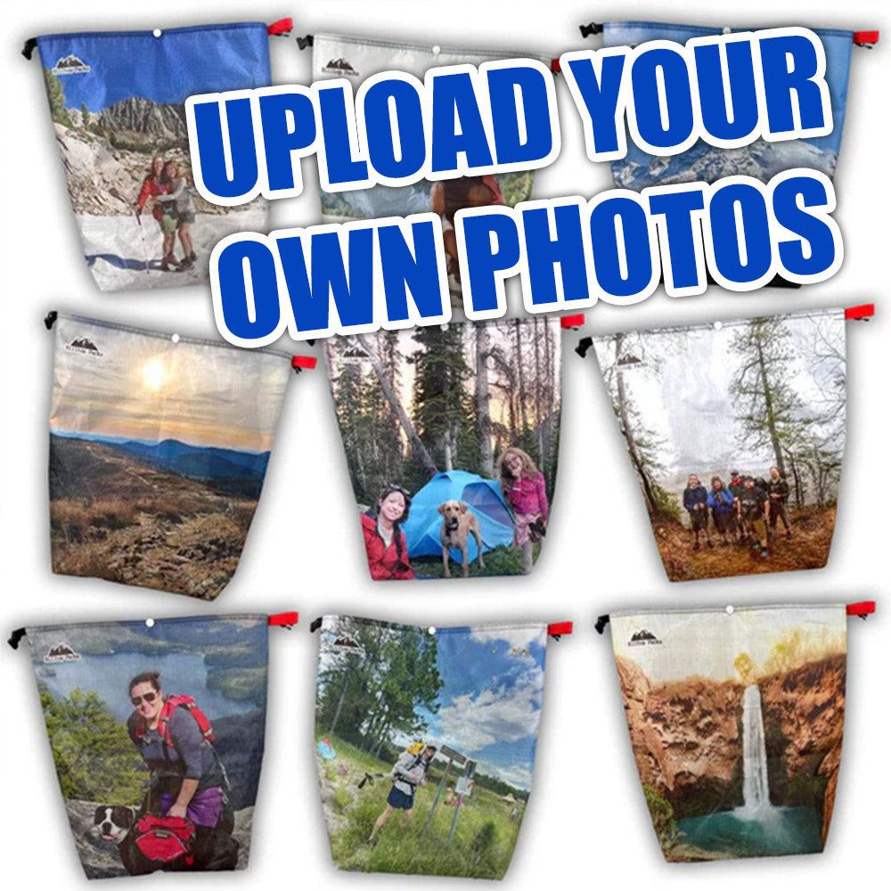 Food Bags w/ Custom Printing (Challenge D50T ultralight fabric) Bear Bag - Hilltop Packs LLC