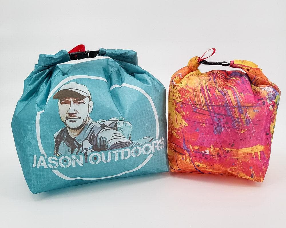 Food Bags w/ Custom Printing (Challenge D50T ultralight fabric) Bear Bag - Hilltop Packs LLC