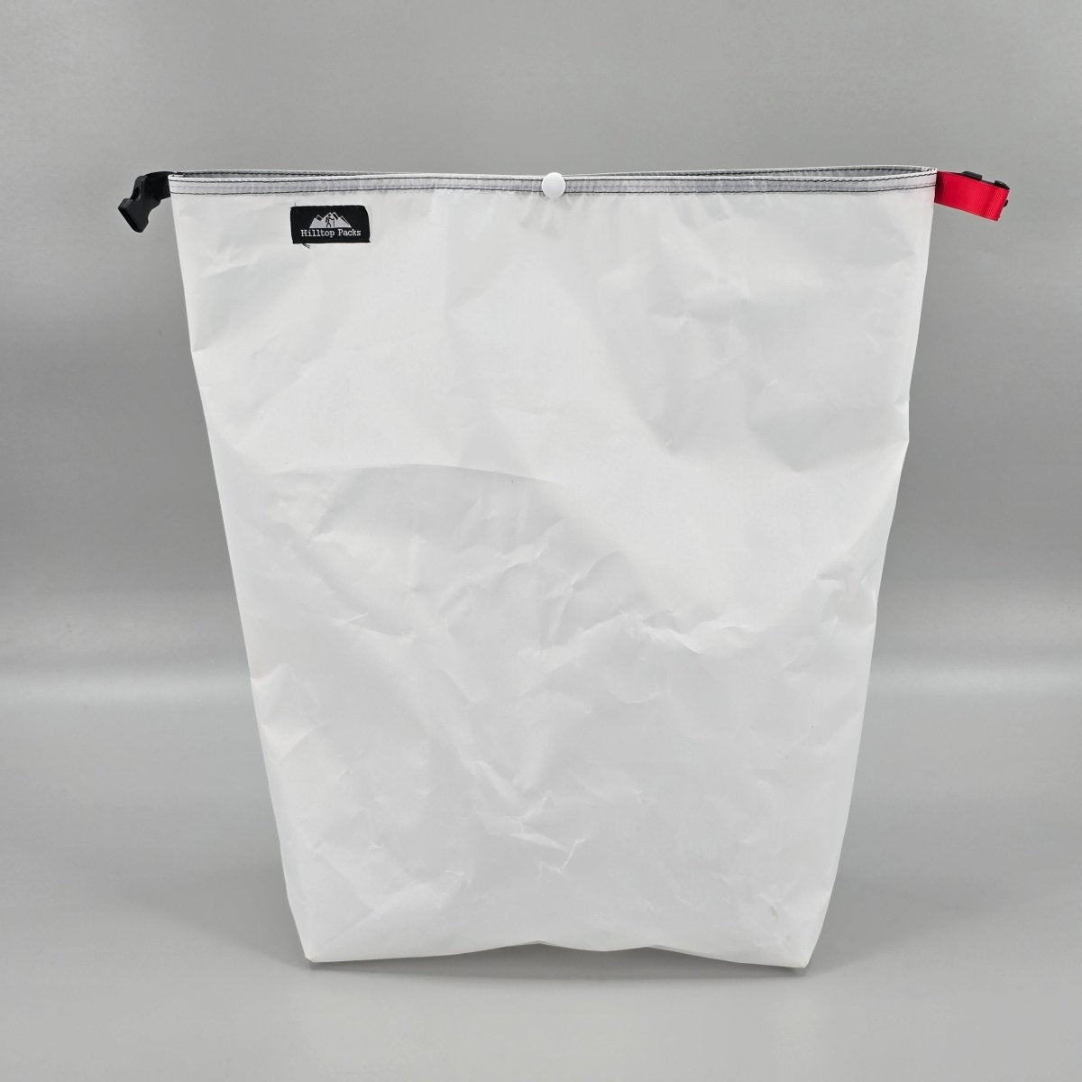 Food Bags White D50T fabric Roll Top - Hilltop Packs LLC
