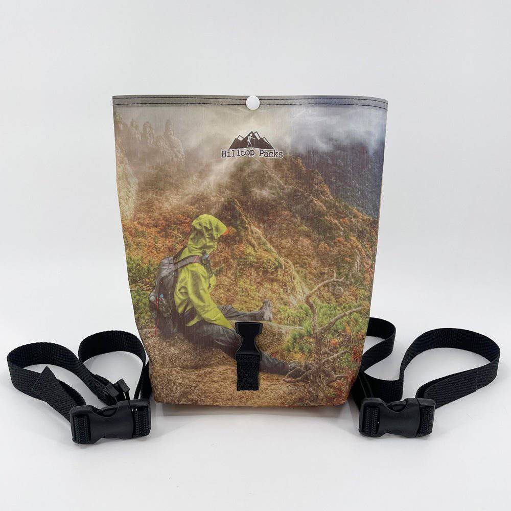 Roll Top Fanny Pack w/ Custom Printing (D50T Challenge Fabric) - Hilltop Packs LLC