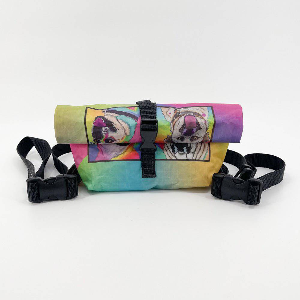 Roll Top Fanny Pack w/ Custom Printing (D50T Challenge Fabric) - Hilltop Packs LLC