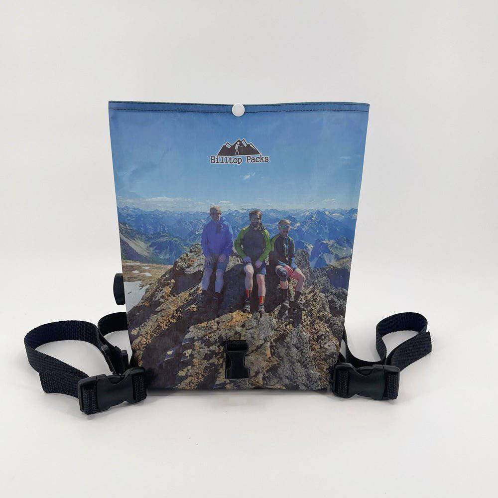 Roll Top Fanny Pack w/ Custom Printing (D50T Challenge Fabric) - Hilltop Packs LLC
