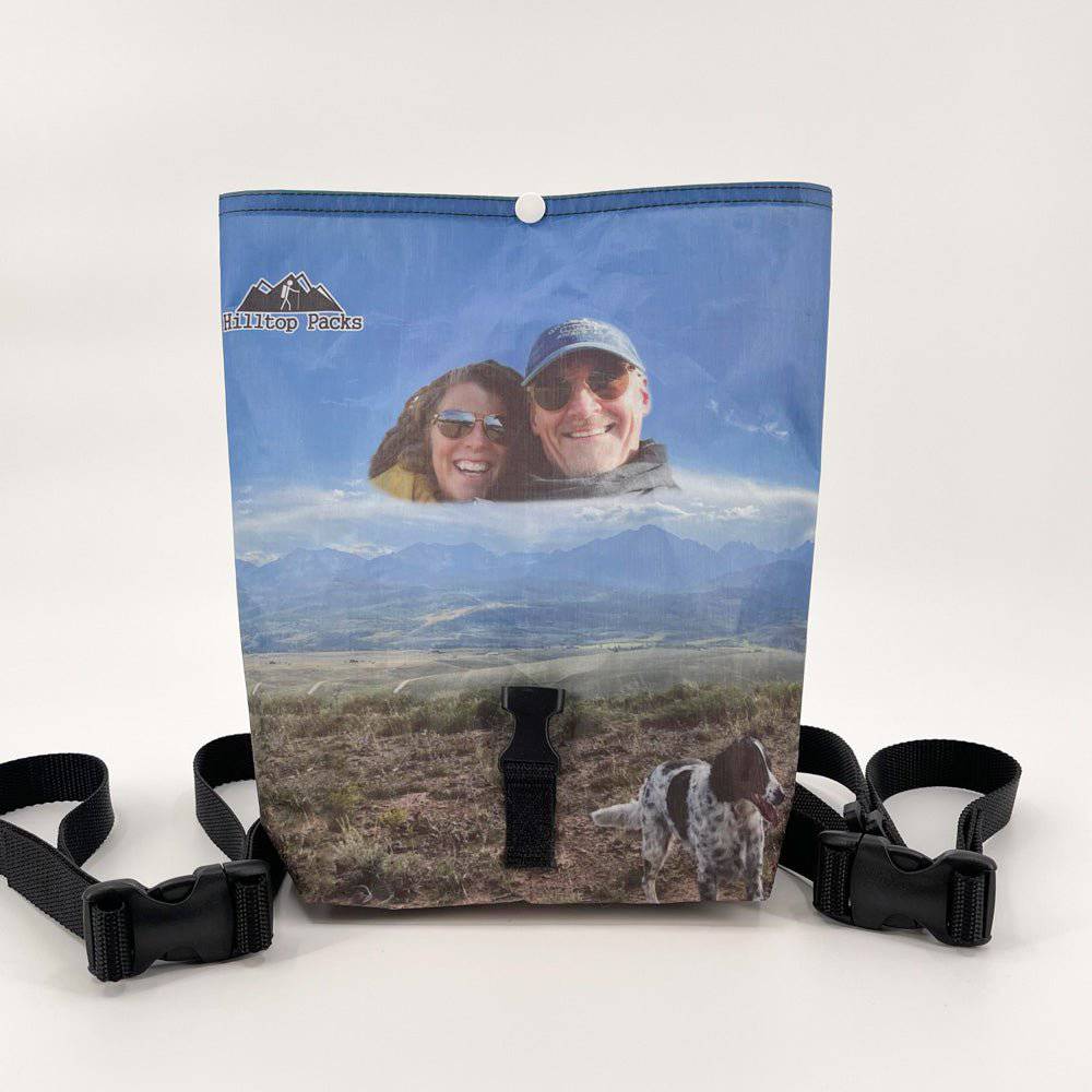 Roll Top Fanny Pack w/ Custom Printing (D50T Challenge Fabric) - Hilltop Packs LLC