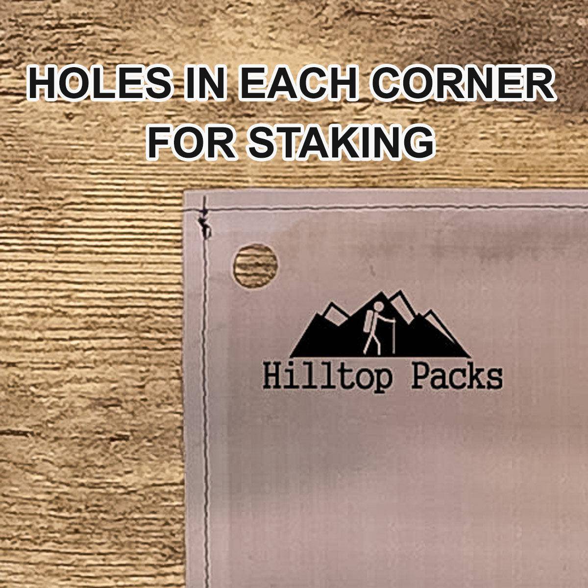 Small Ground Sheet (welcome mat) Custom Printed D50T - Hilltop Packs LLC