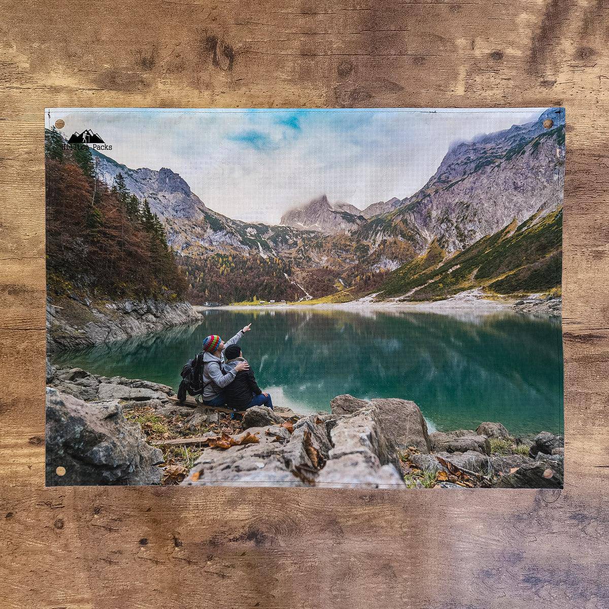 Small Ground Sheet (welcome mat) Custom Printed D50T - Hilltop Packs LLC