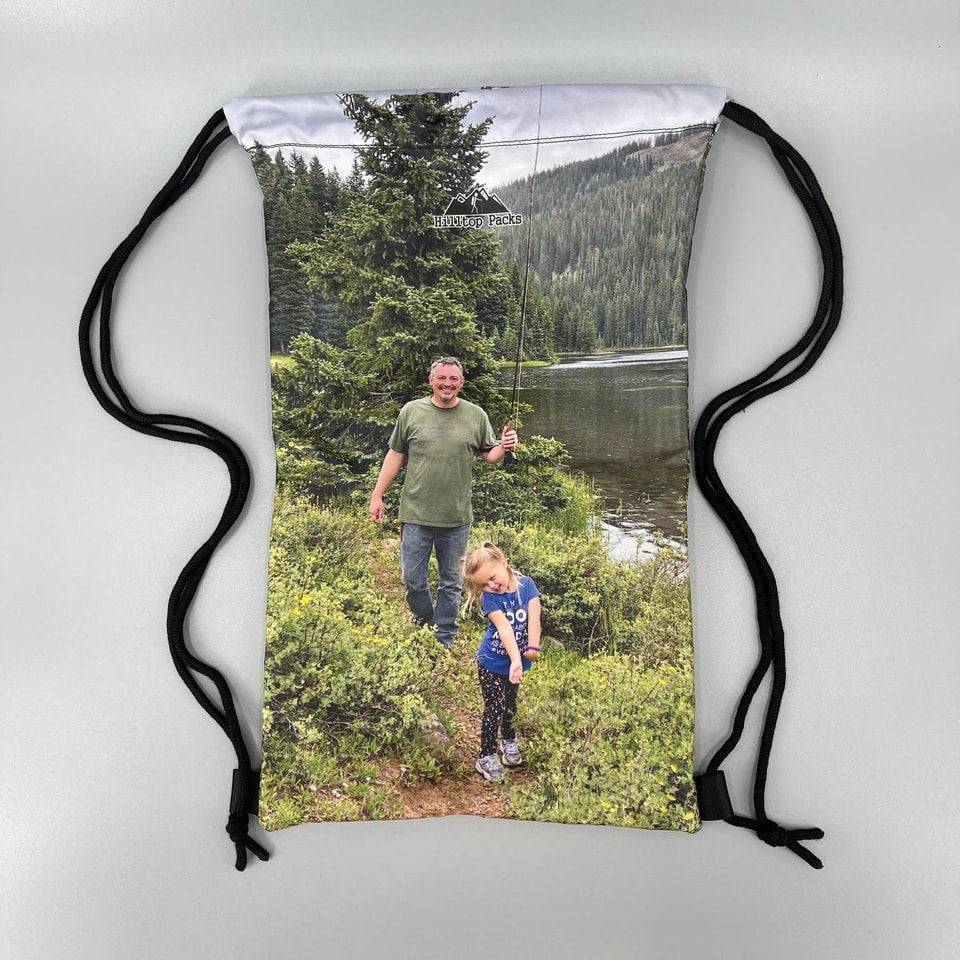 String Backpack - Custom Printed - Hilltop Packs LLC