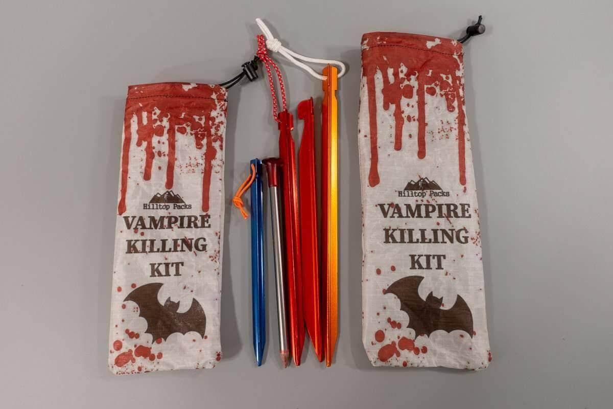 Tent Stake Stuff Sacks (Funny Prints) - Hilltop Packs LLC