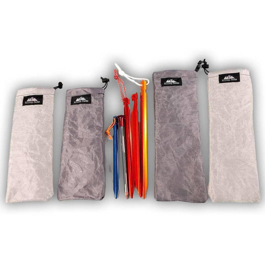 Tent Stake Stuff Sacks - Ultralight & ultra - tough - Hilltop Packs LLC