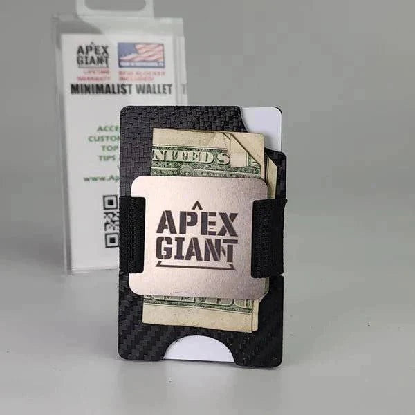 Wallet - Carbon Fiber Tactical Armor Black - APEX GIANT - Hilltop Packs LLC