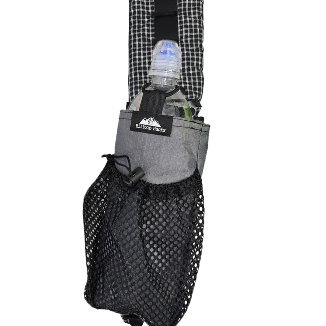 Ultralight Water Bottle Pouch (Shoulder Strap Mount) - Hilltop Packs LLC
