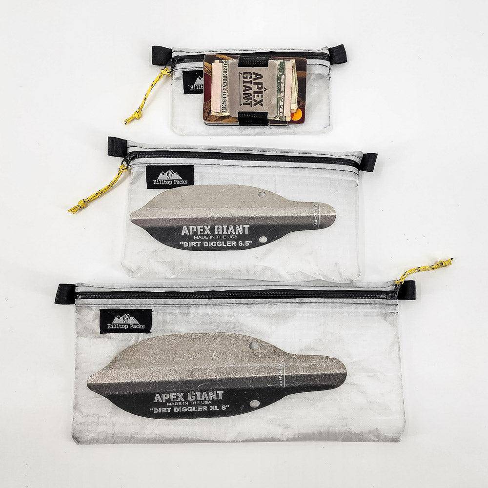 Zipper Pouches KIT Patterns Ultralight D50T fabric - Hilltop Packs LLC