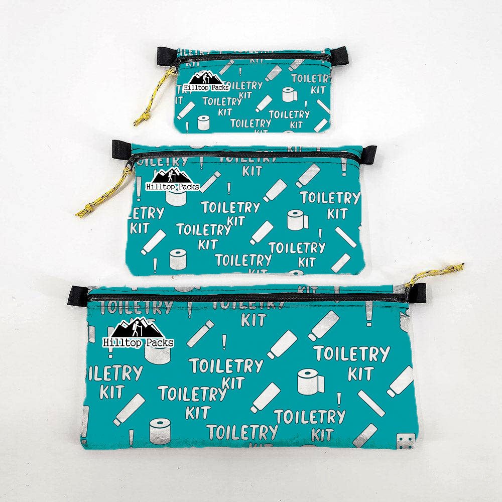 Zipper Pouches New Patterns Ultralight D50T fabric - Hilltop Packs LLC