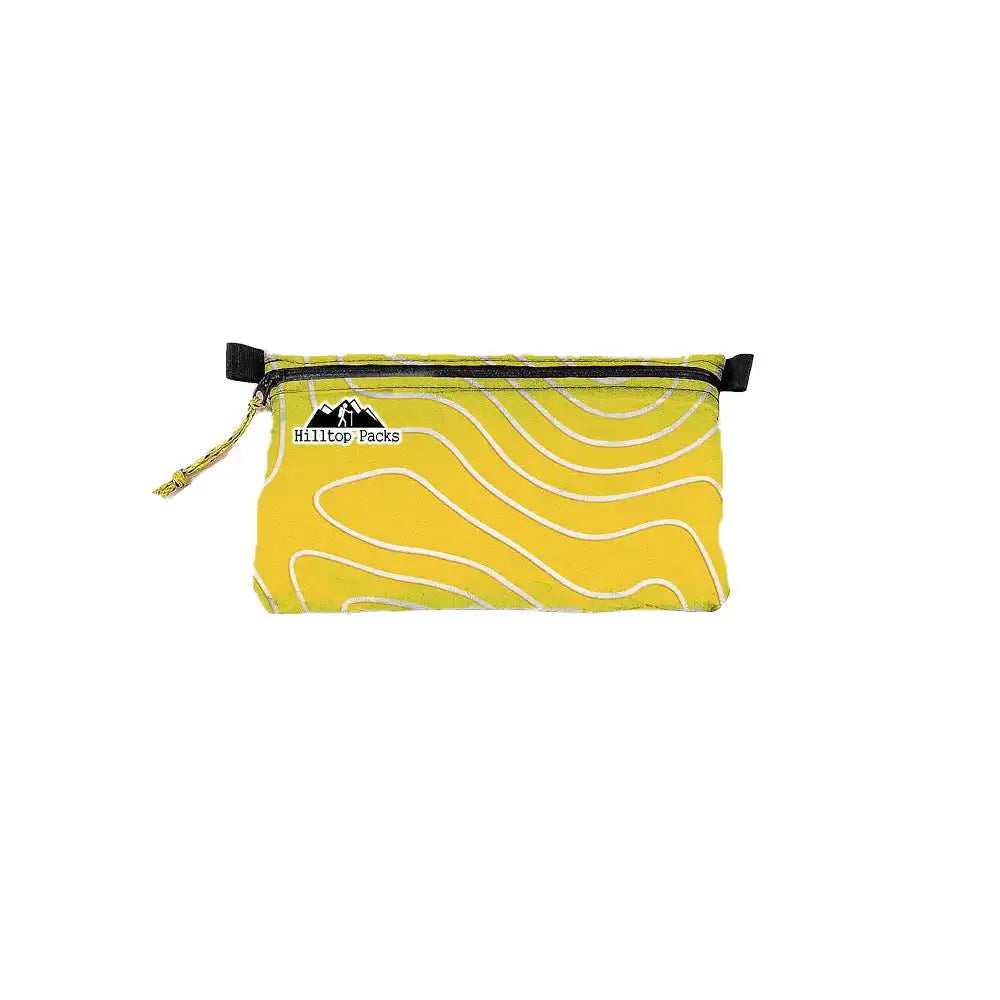 Zipper Pouches TOPO Patterns Ultralight D50T fabric - Hilltop Packs LLC