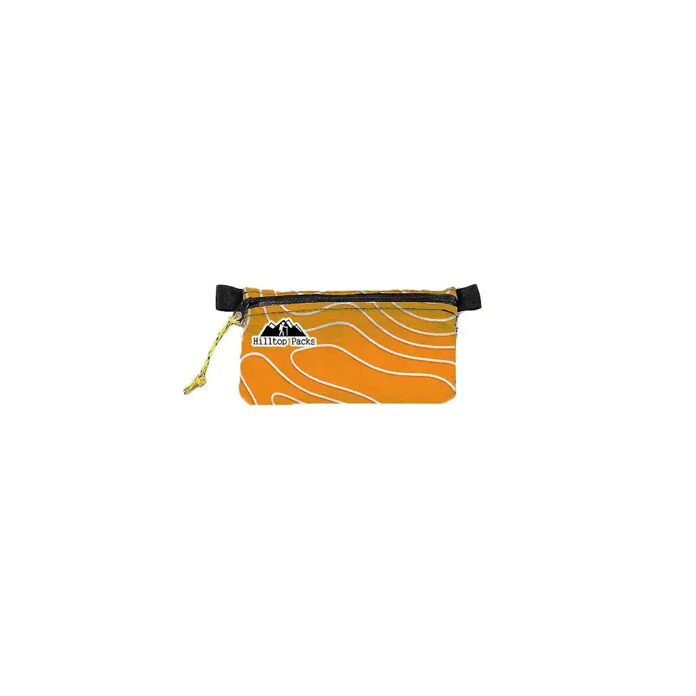 Zipper Pouches TOPO Patterns Ultralight D50T fabric - Hilltop Packs LLC