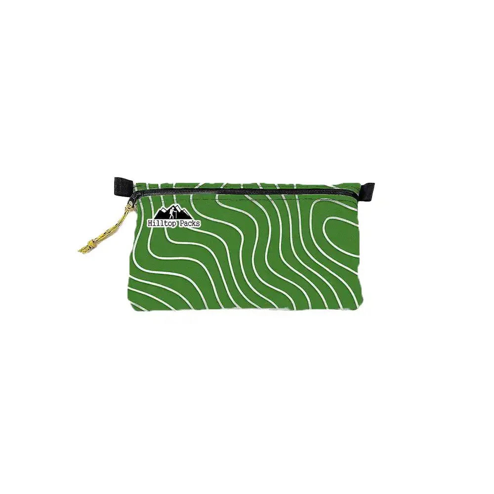 Zipper Pouches TOPO Patterns Ultralight D50T fabric - Hilltop Packs LLC