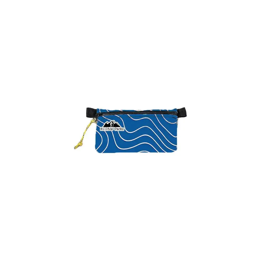 Zipper Pouches TOPO Patterns Ultralight D50T fabric - Hilltop Packs LLC