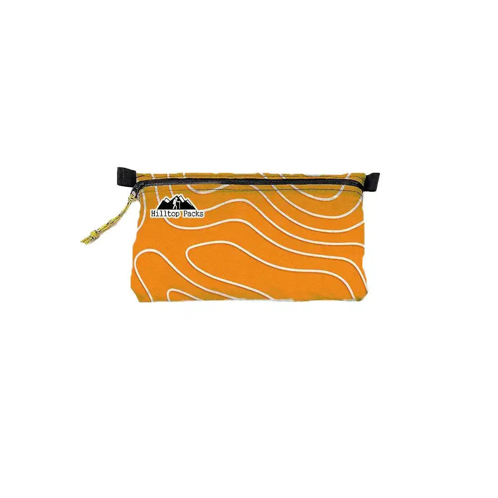 Zipper Pouches TOPO Patterns Ultralight D50T fabric - Hilltop Packs LLC