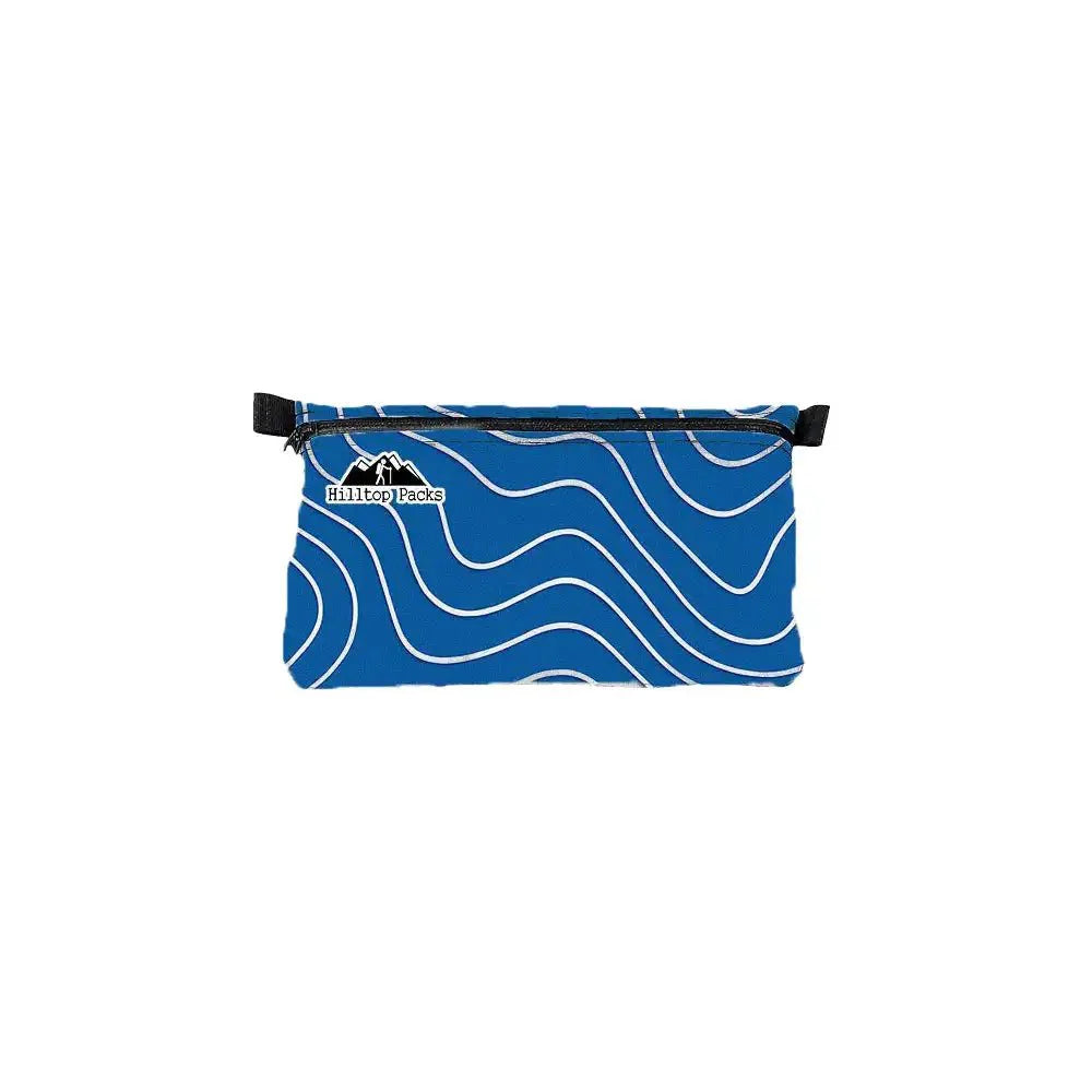 Zipper Pouches TOPO Patterns Ultralight D50T fabric - Hilltop Packs LLC