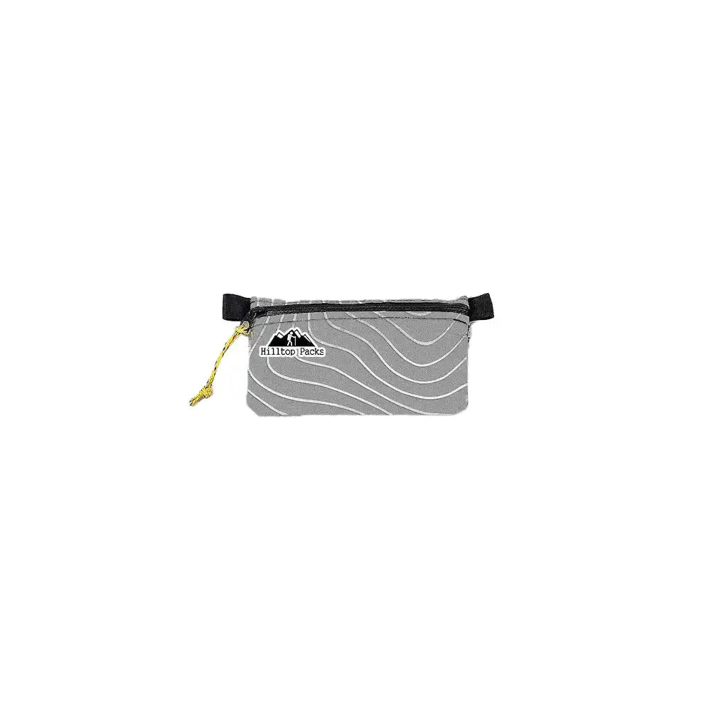 Zipper Pouches TOPO Patterns Ultralight D50T fabric - Hilltop Packs LLC