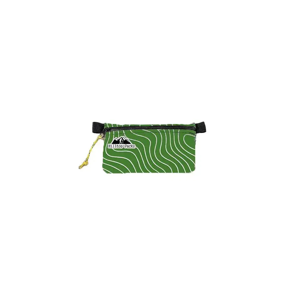 Zipper Pouches TOPO Patterns Ultralight D50T fabric - Hilltop Packs LLC